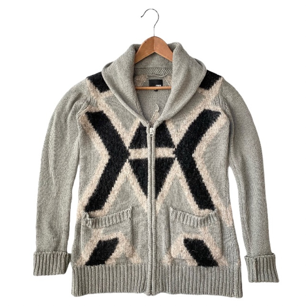ARITZIA WILFRED FREE Thick alpaca wool cardigan